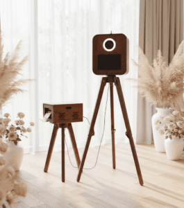 Retro FotoBudka — drewniana fotobudka w stylu vintage i boho