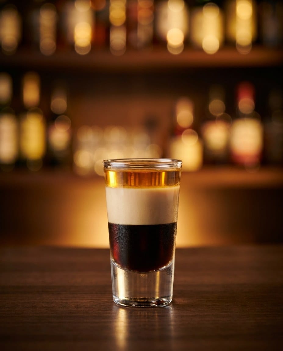 B-52 — koktajl z karty mobilnego drink baru JustFlash