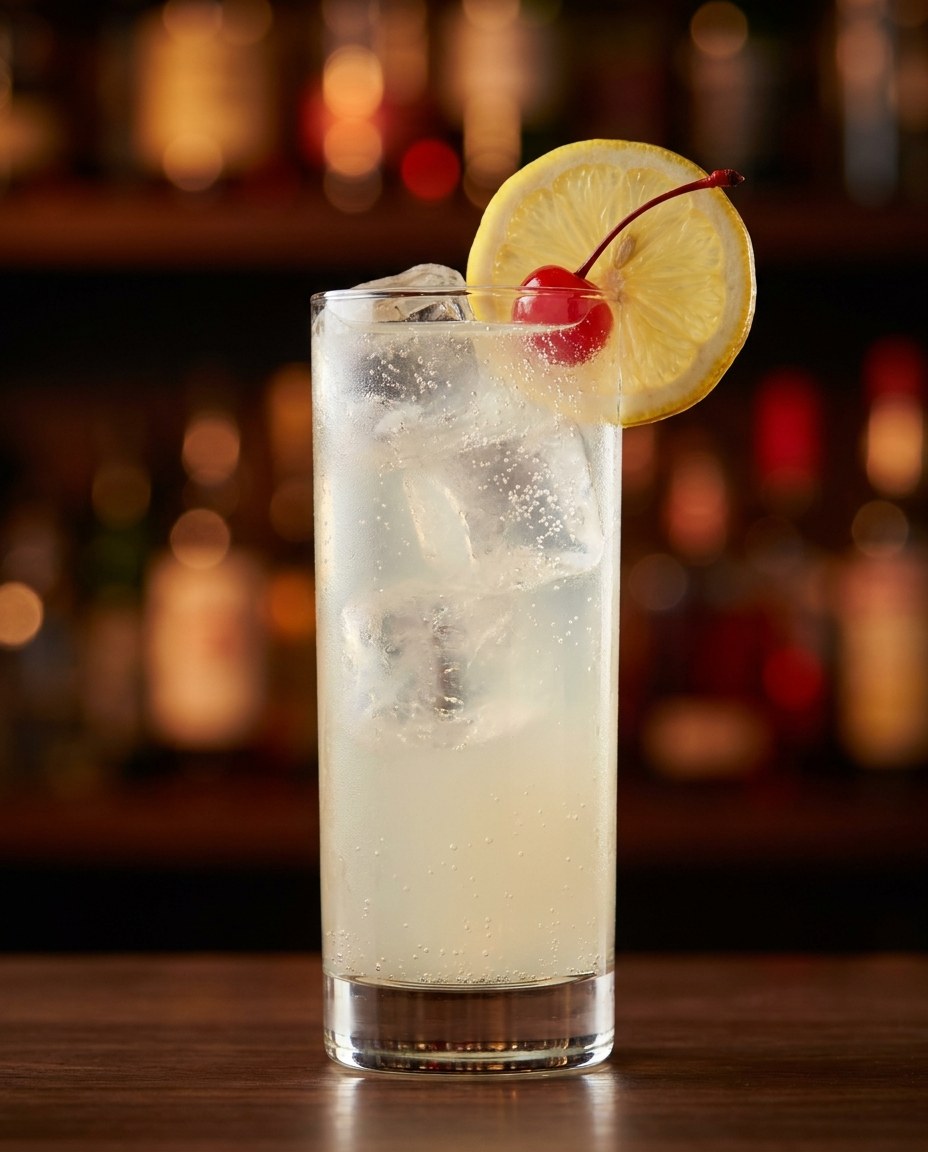 Collins — koktajl z karty mobilnego drink baru JustFlash