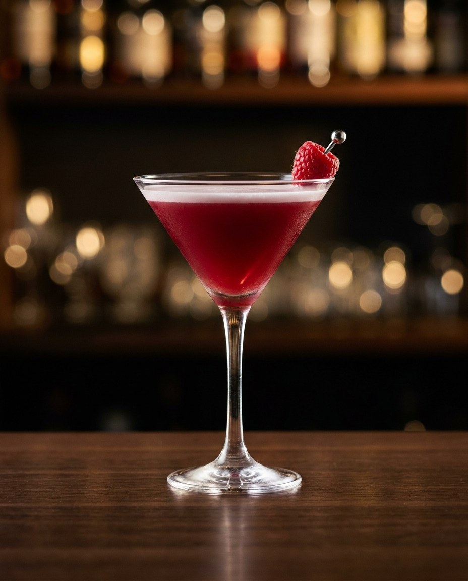 French Martini — koktajl z karty mobilnego drink baru JustFlash