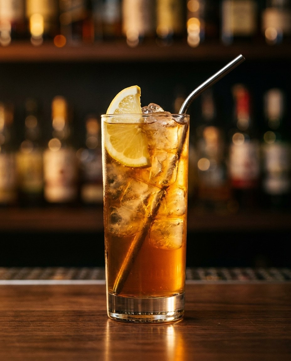 Long Island Iced Tea — koktajl z karty mobilnego drink baru JustFlash