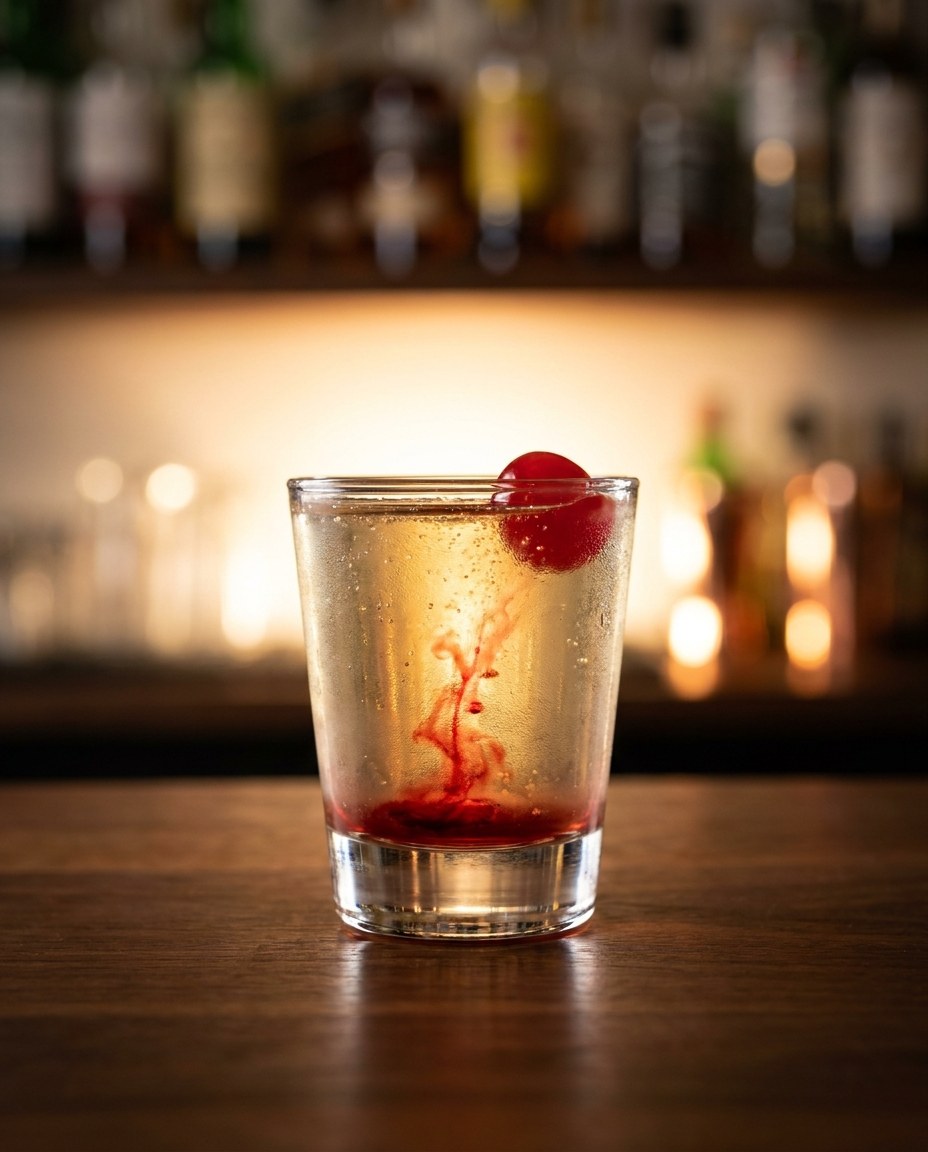 Mini Shirley — koktajl z karty mobilnego drink baru JustFlash