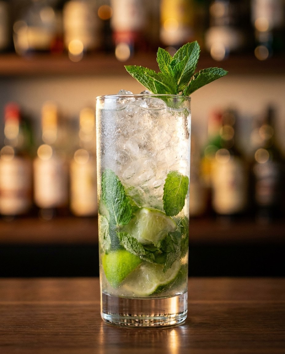 Mojito — koktajl z karty mobilnego drink baru JustFlash