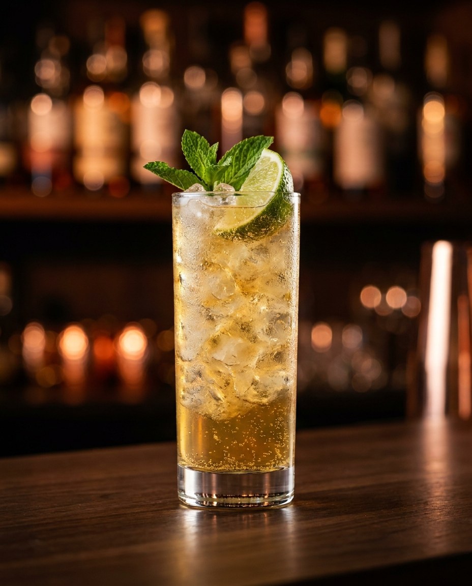 Moscow Mule — koktajl z karty mobilnego drink baru JustFlash