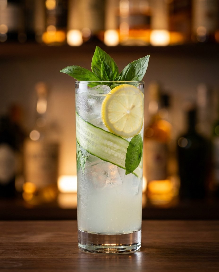 Ogrodowa Lemoniada — koktajl z karty mobilnego drink baru JustFlash