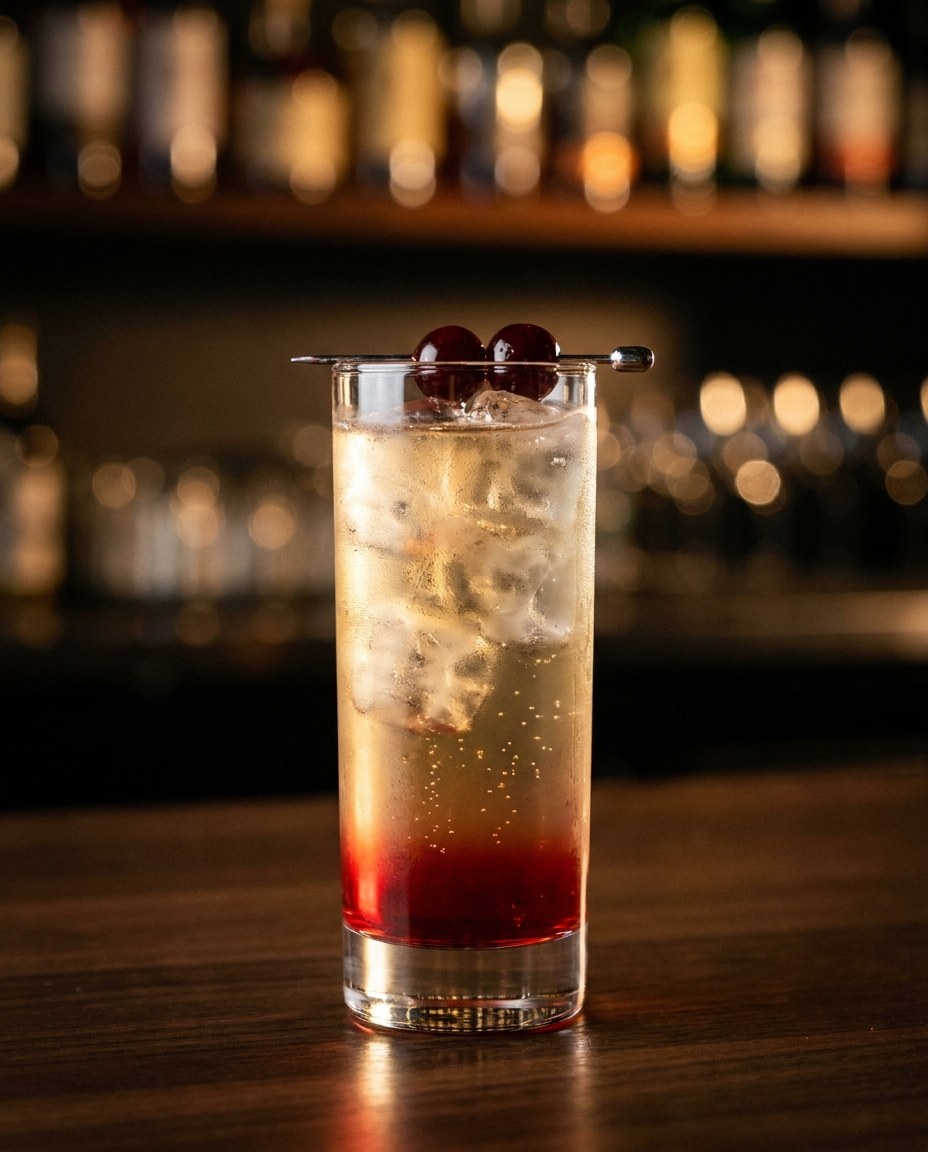 Shirley Temple — koktajl z karty mobilnego drink baru JustFlash