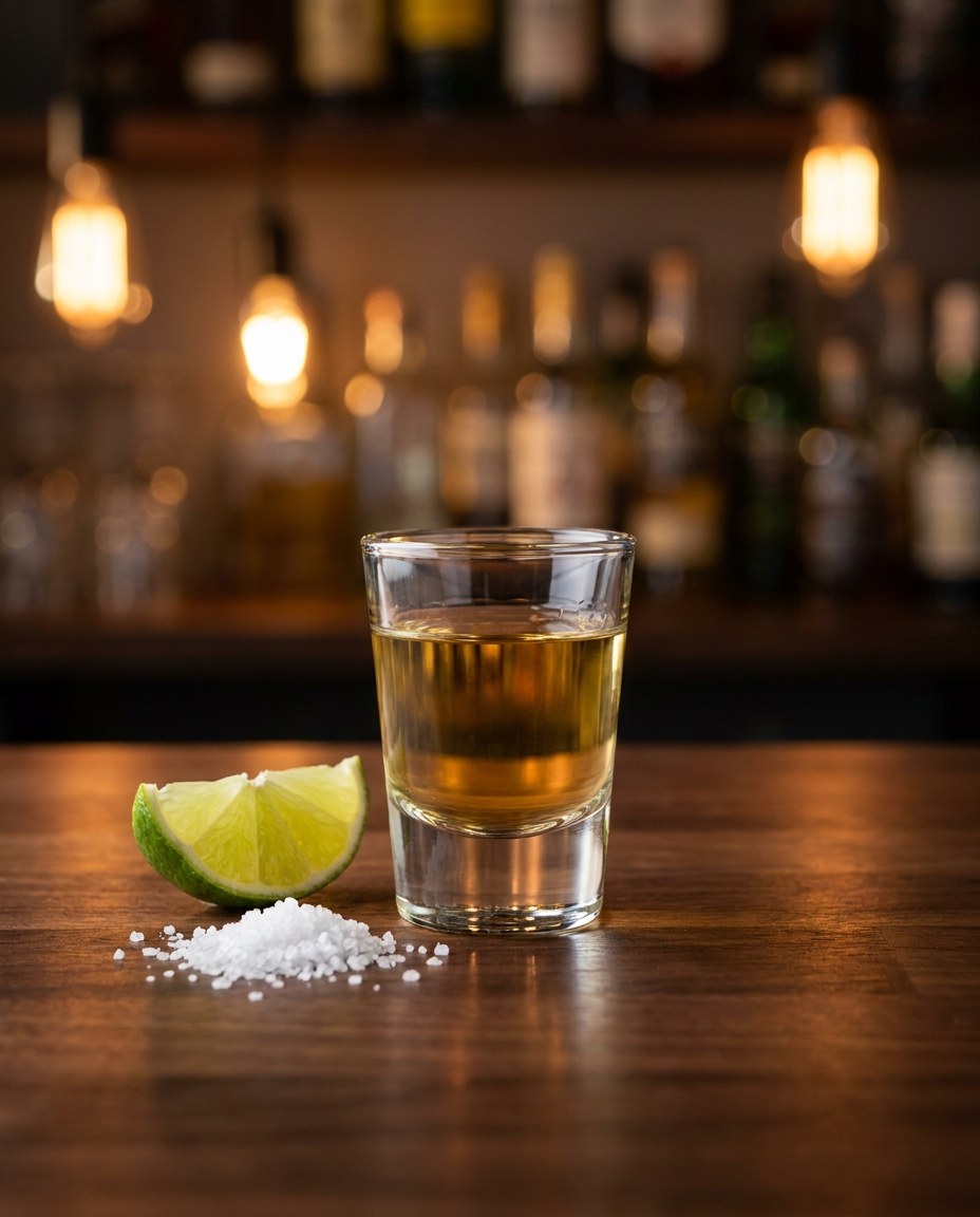 Tequila — koktajl z karty mobilnego drink baru JustFlash