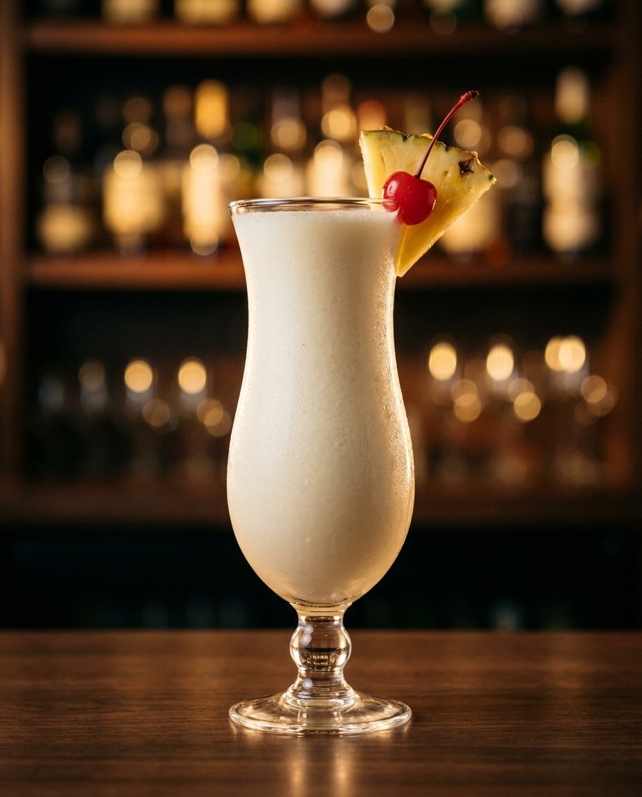 Virgin Colada — koktajl z karty mobilnego drink baru JustFlash
